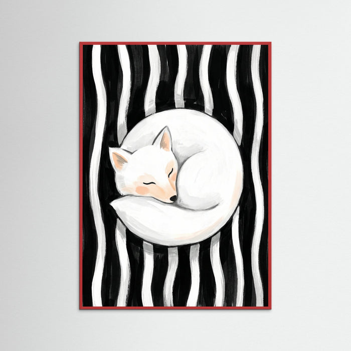 Red Wood Feline Embrace
