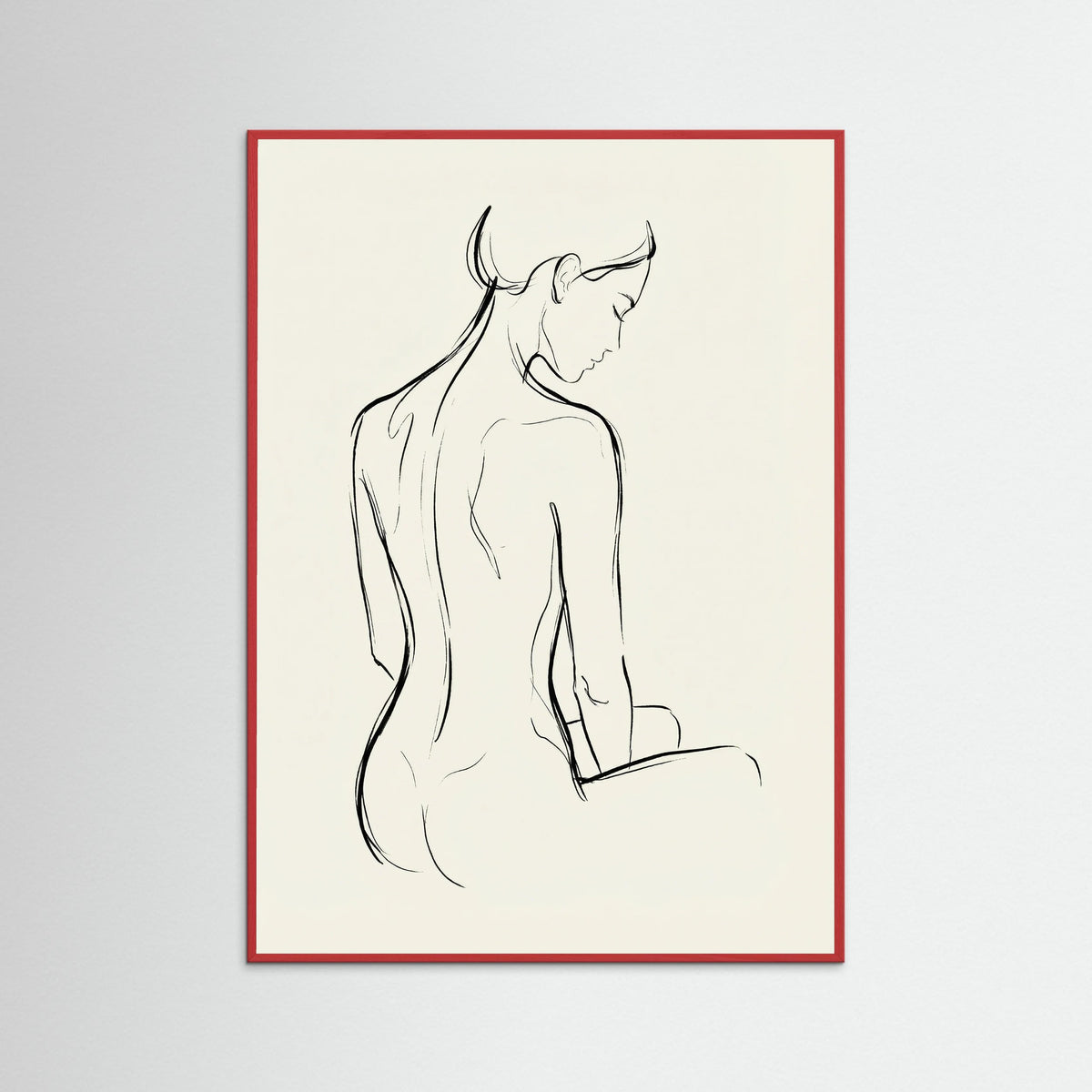 Red Wood Feminine Form