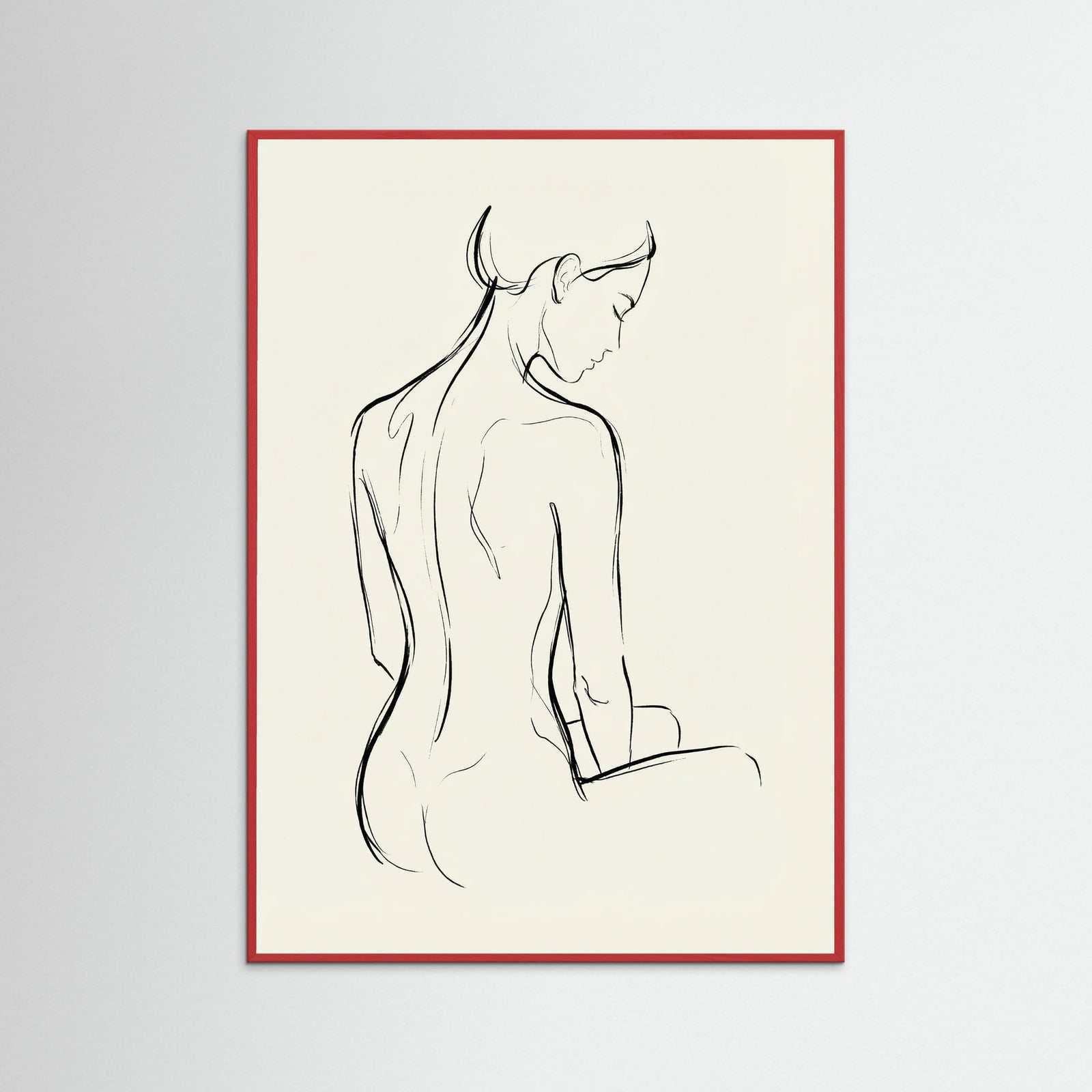 Red Wood Feminine Form