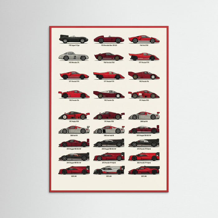 Ferrari Lineage – poster e stampa artistica