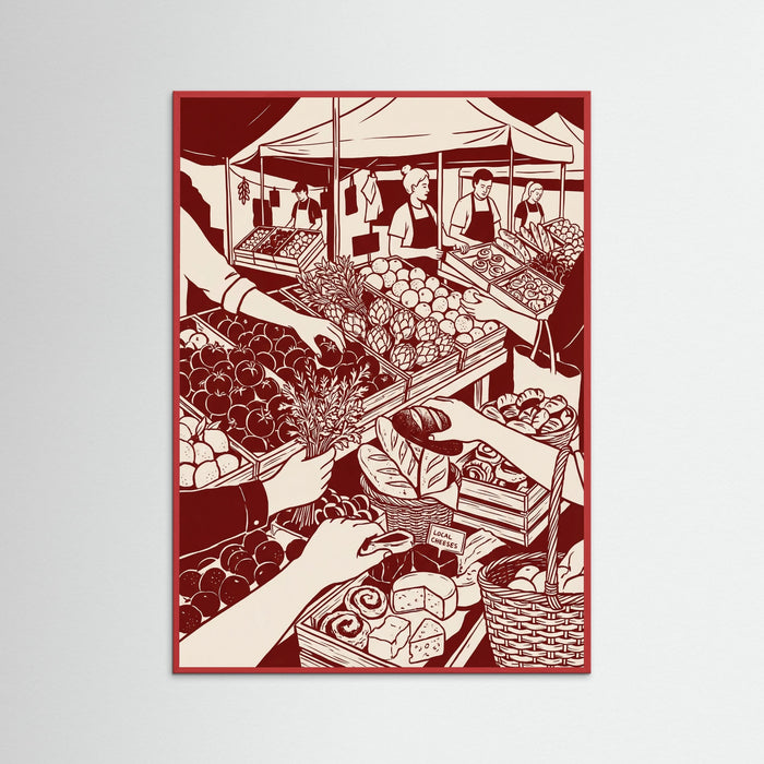 Festive Gathering – Poster und Kunstdruck
