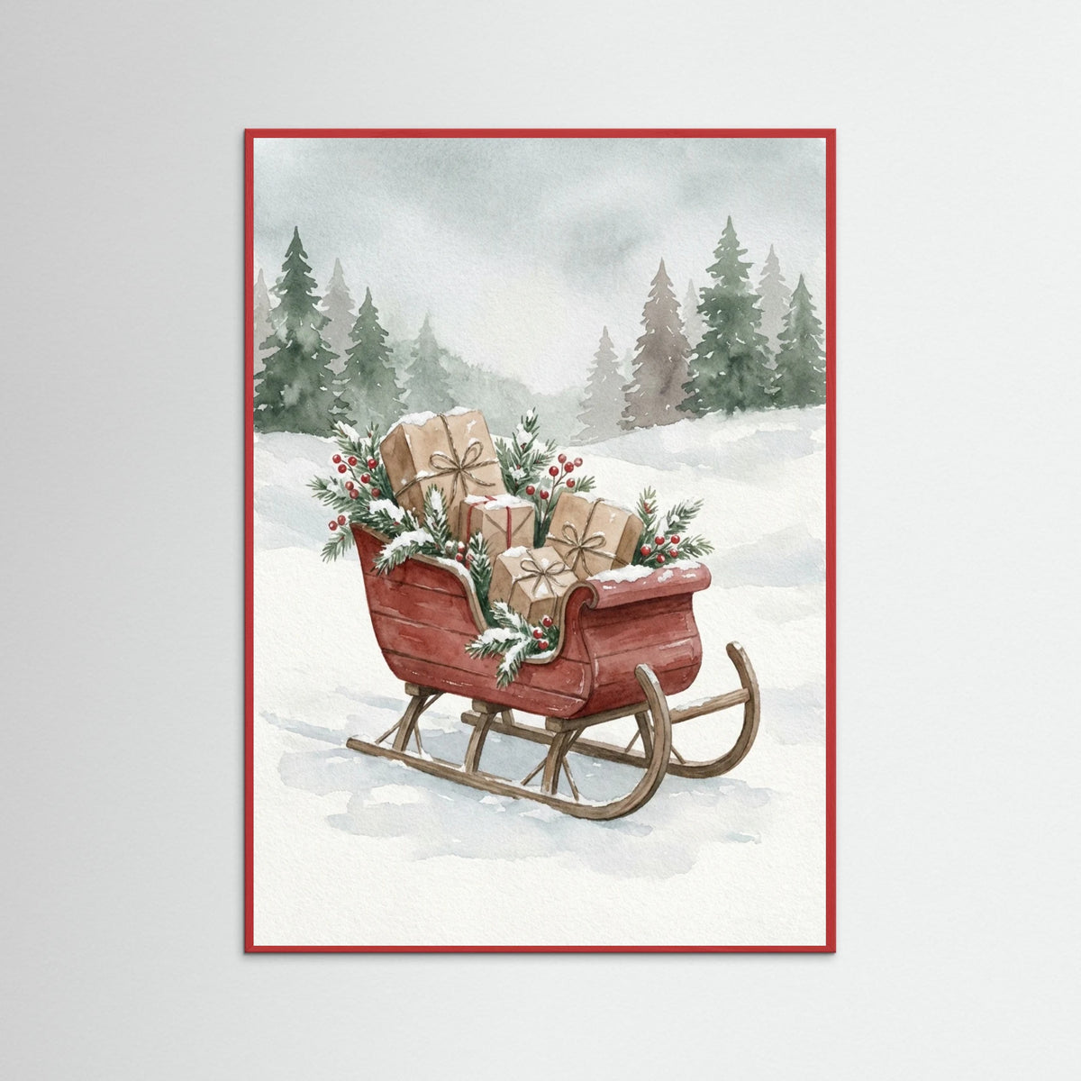 Red Wood Festive Journey