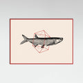 Fish In Geometrics Nº2 Poster – plakat og kunsttryk