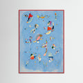 Red Wood Floating Whimsy