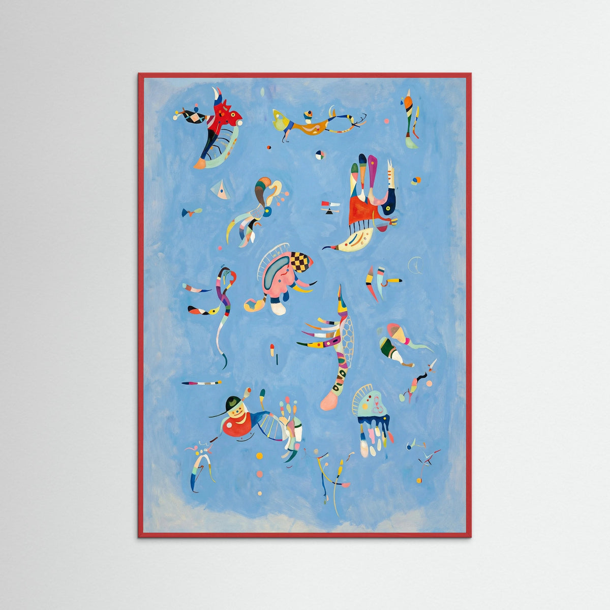 Red Wood Floating Whimsy