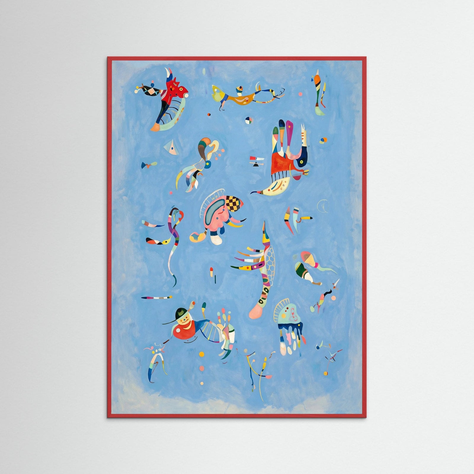 Red Wood Floating Whimsy