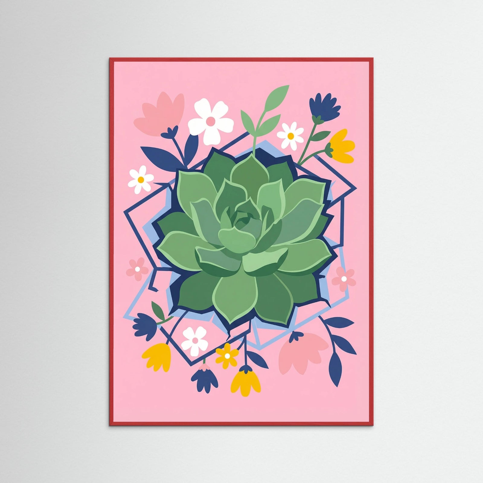 Red Wood Floral Rebellion