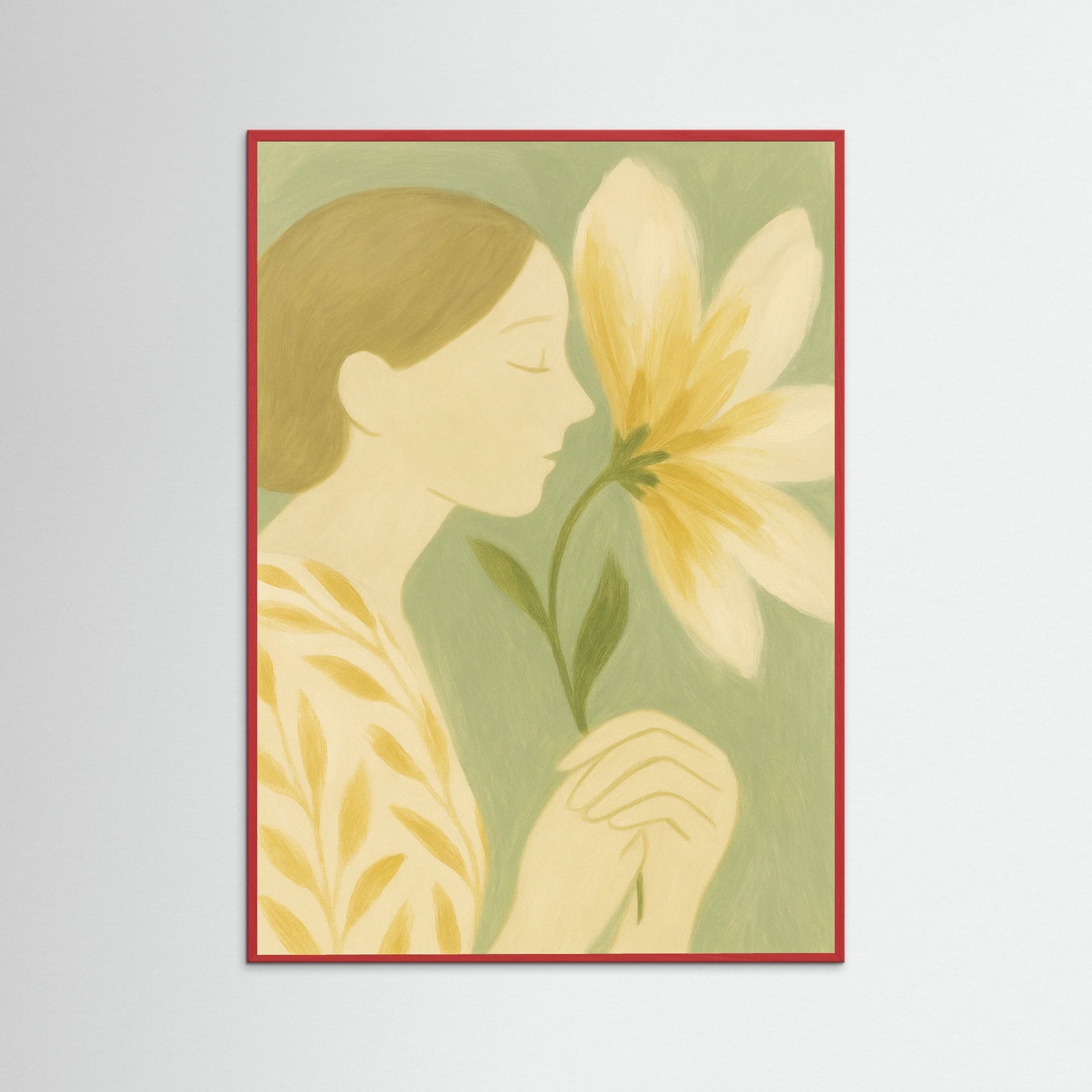 Red Wood Flower Whisper