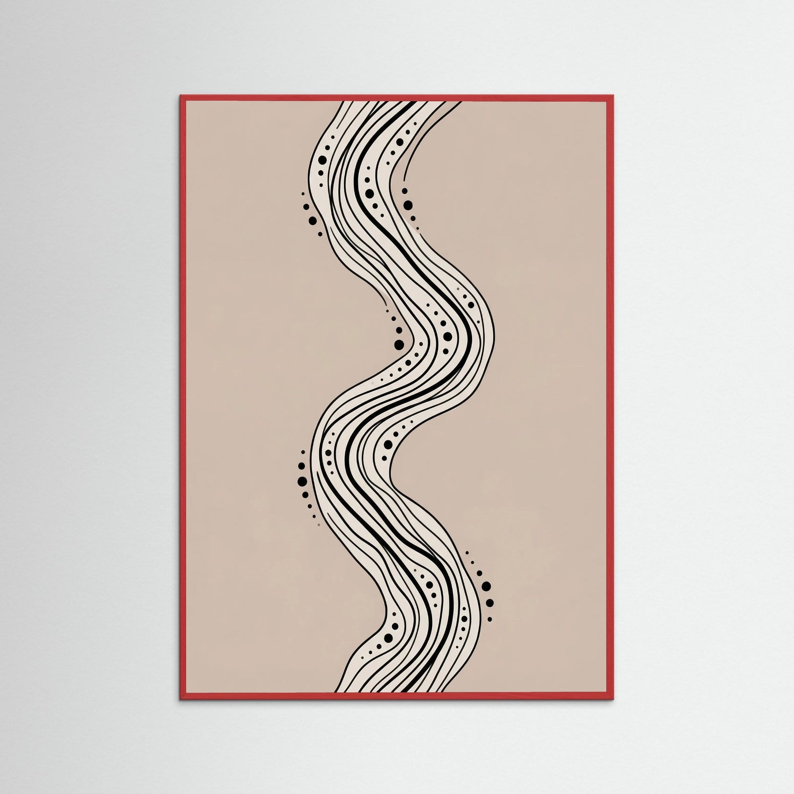 Red Wood Flowing Connections