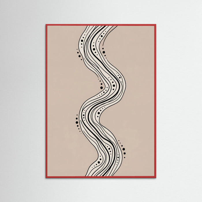 Red Wood Flowing Connections