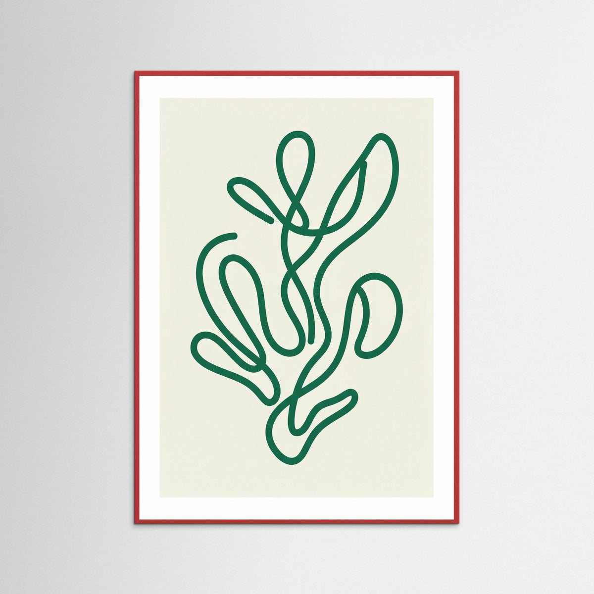 Red Wood Flowing Emerald