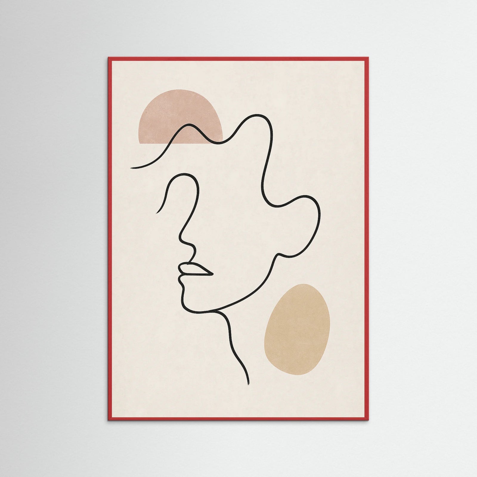 Red Wood Flowing Expression