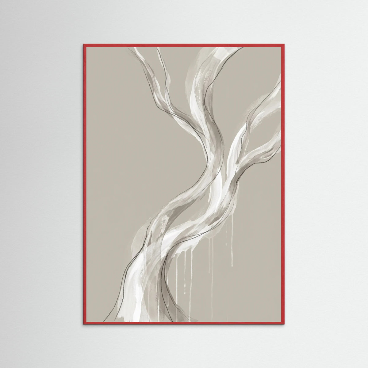 Red Wood Flowing Serenity