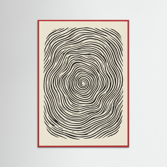 Red Wood Flowing Strands