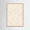 Red Wood Fluid Contours