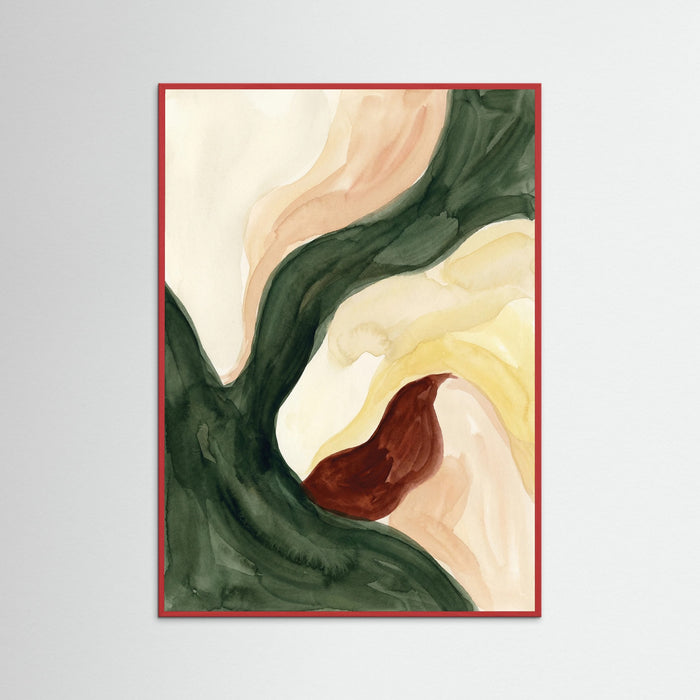 Red Wood Fluid Earth Forms