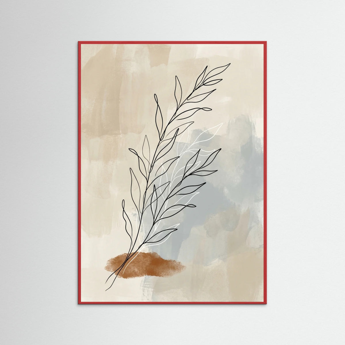 Red Wood Fluid Form