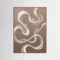 Red Wood Fluid Forms