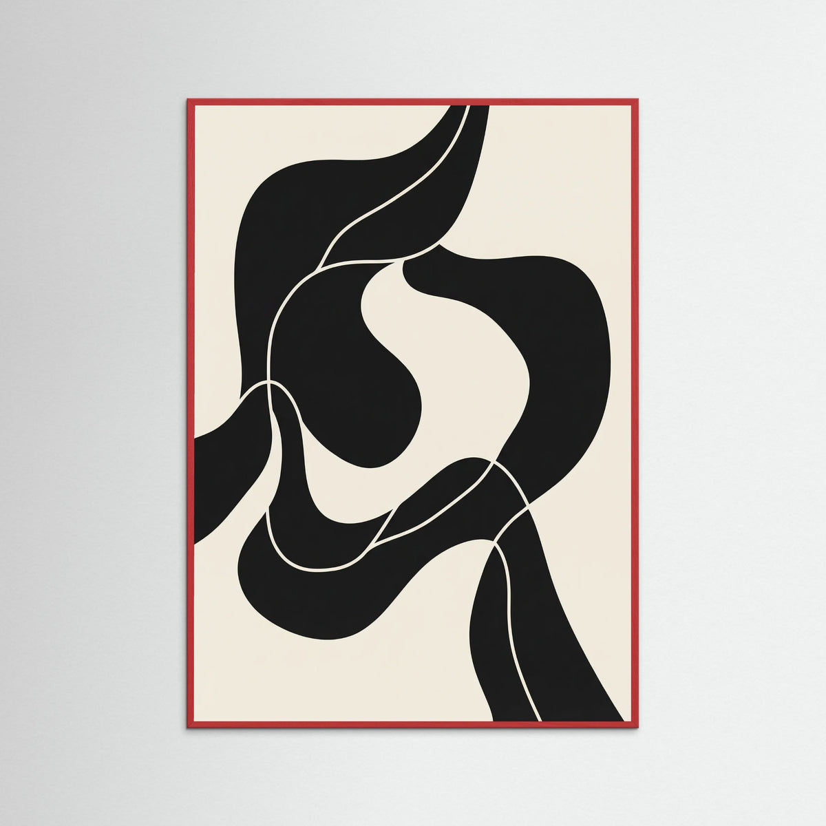 Red Wood Fluid Forms