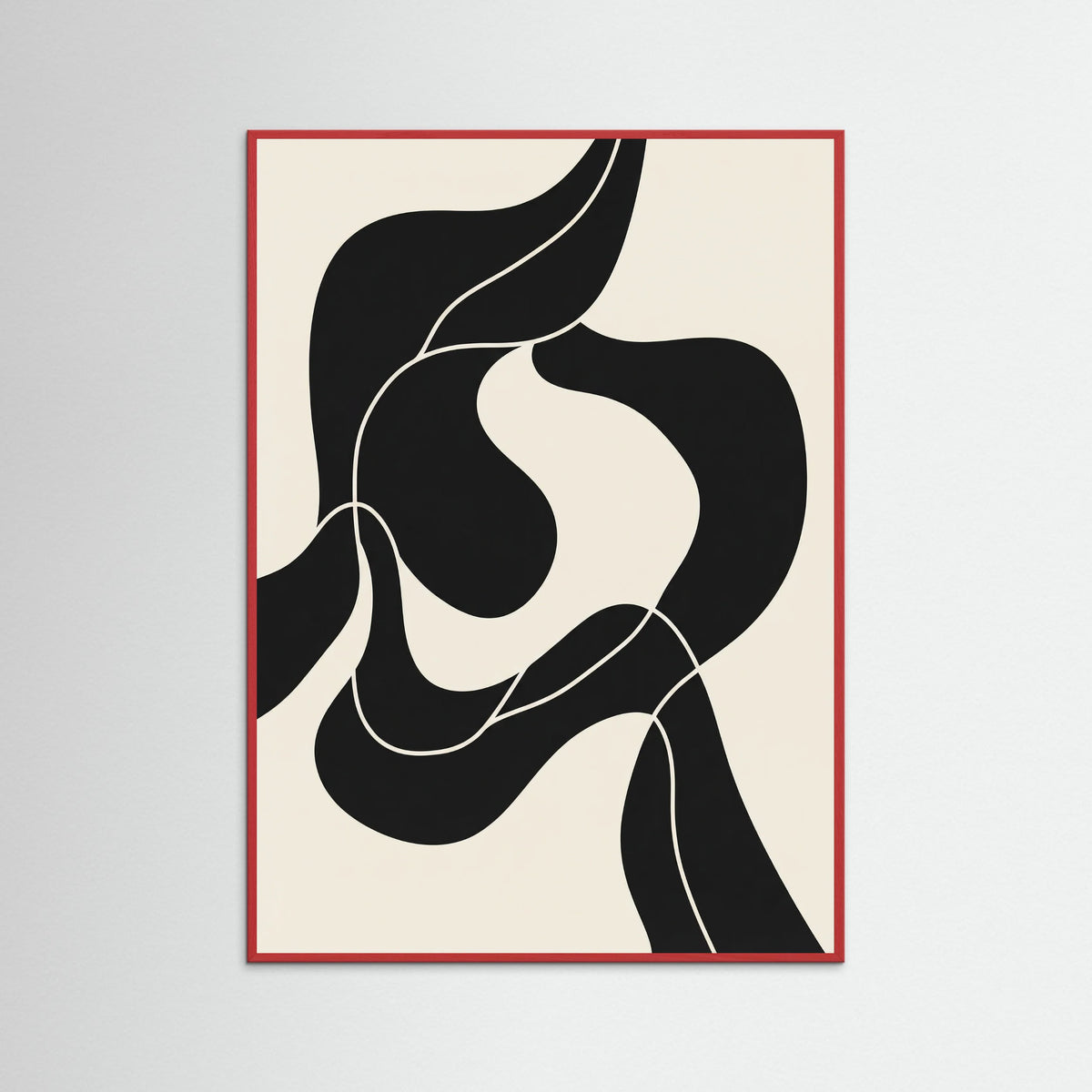 Red Wood Fluid Forms