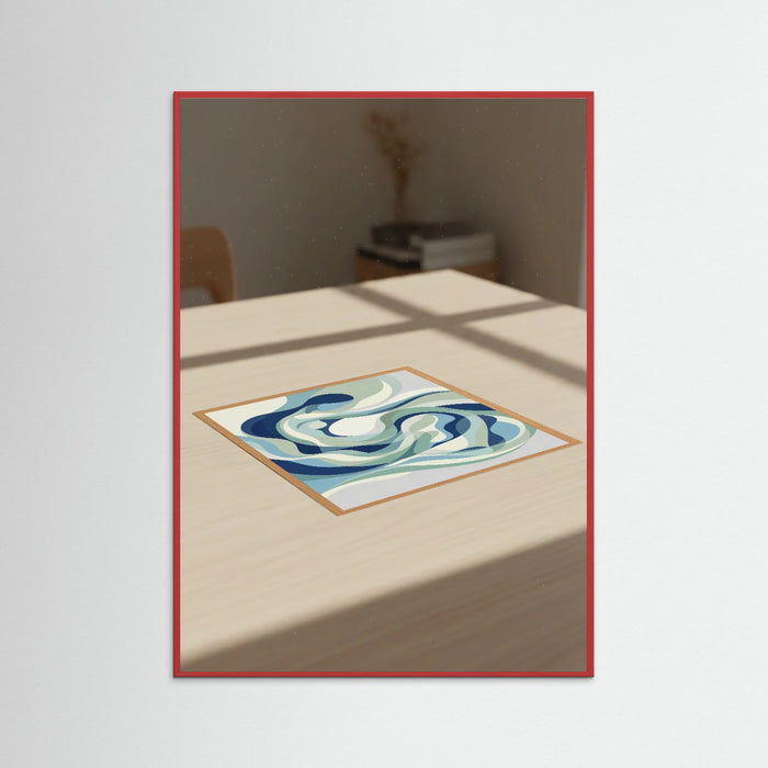Red Wood Fluid Forms