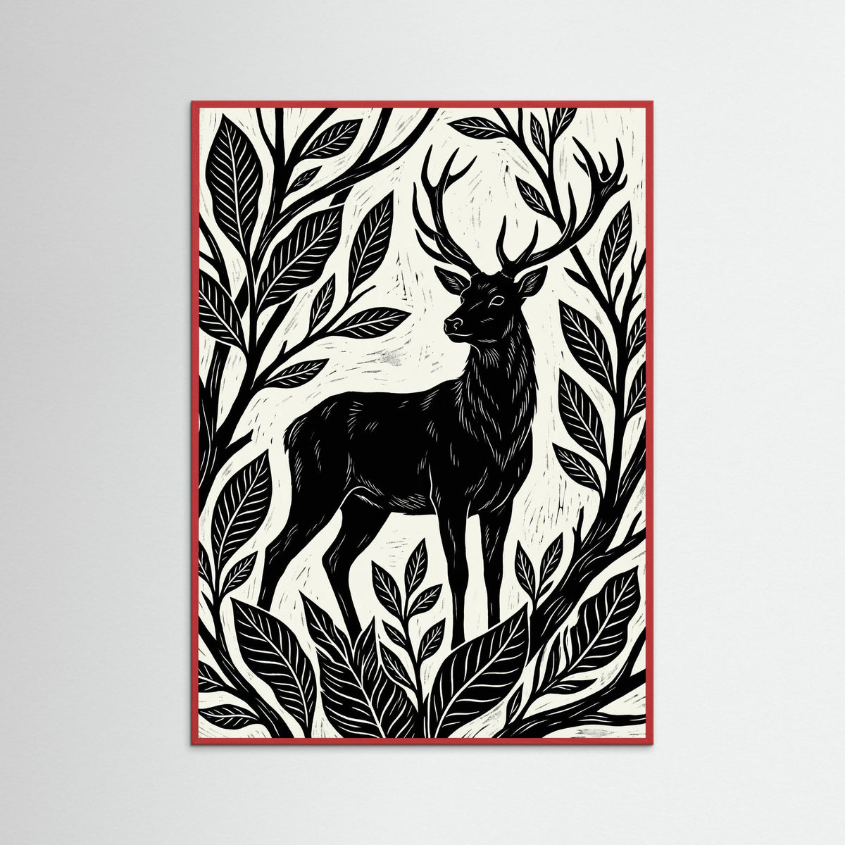 Red Wood Forest Companions Black