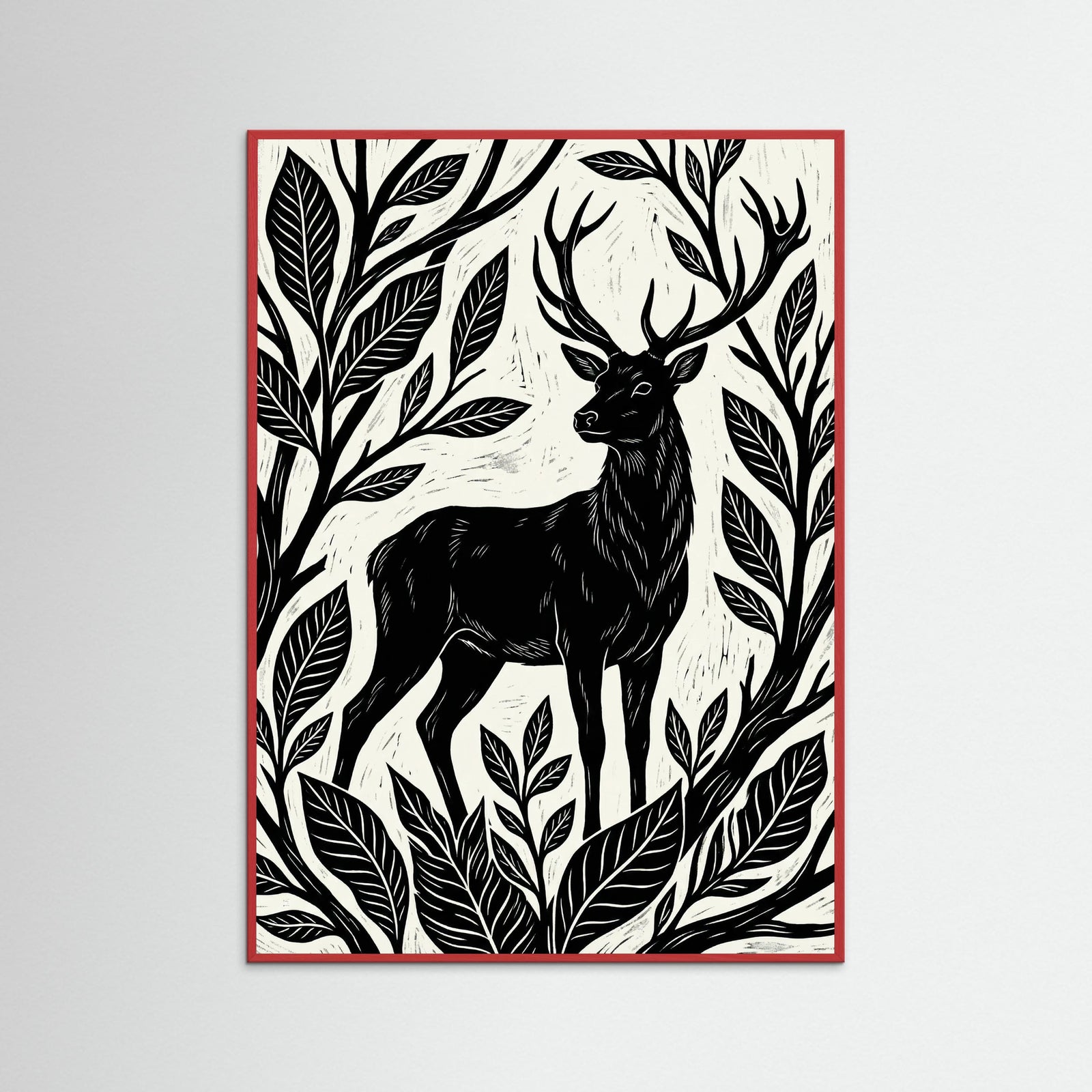 Red Wood Forest Companions Black