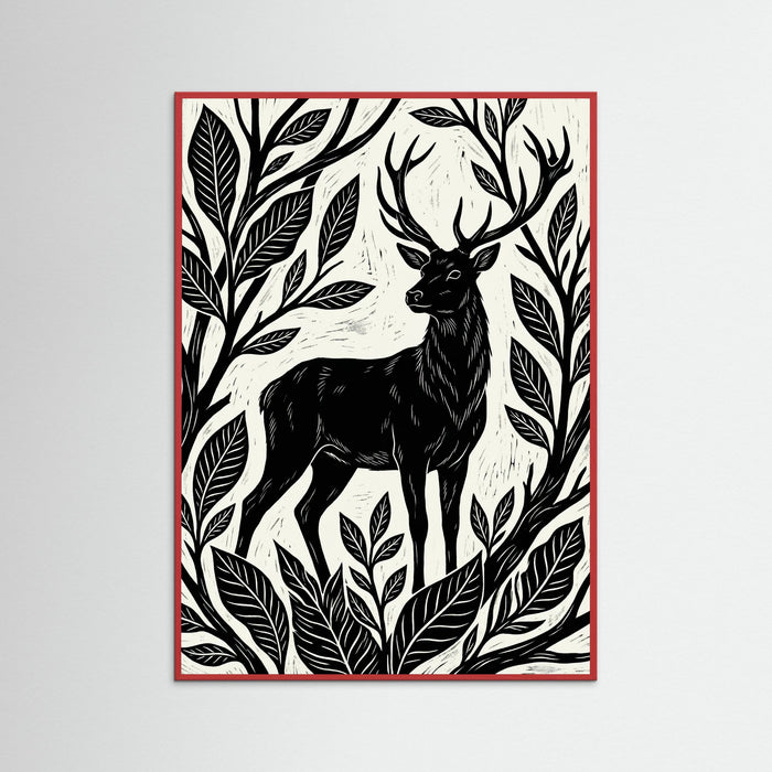 Red Wood Forest Companions Black