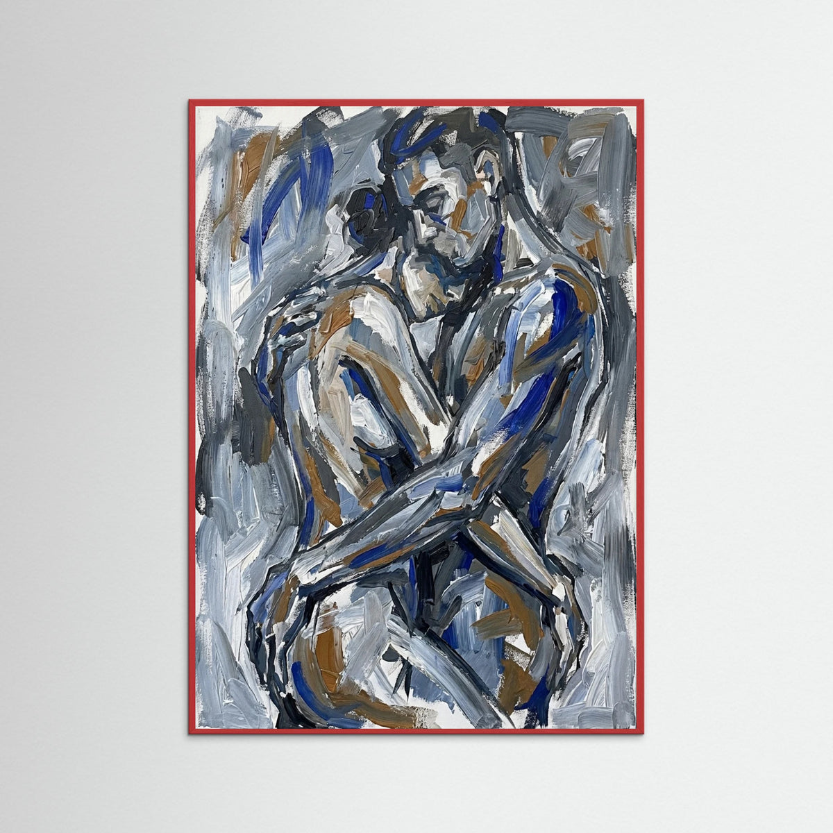 Red Wood Fragmented Gaze