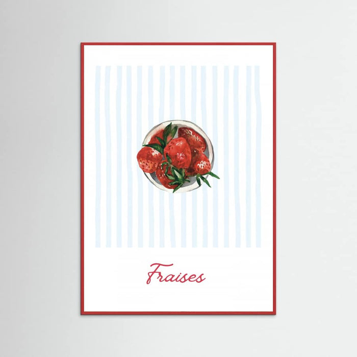 Fraise Poster – plakat og kunsttryk