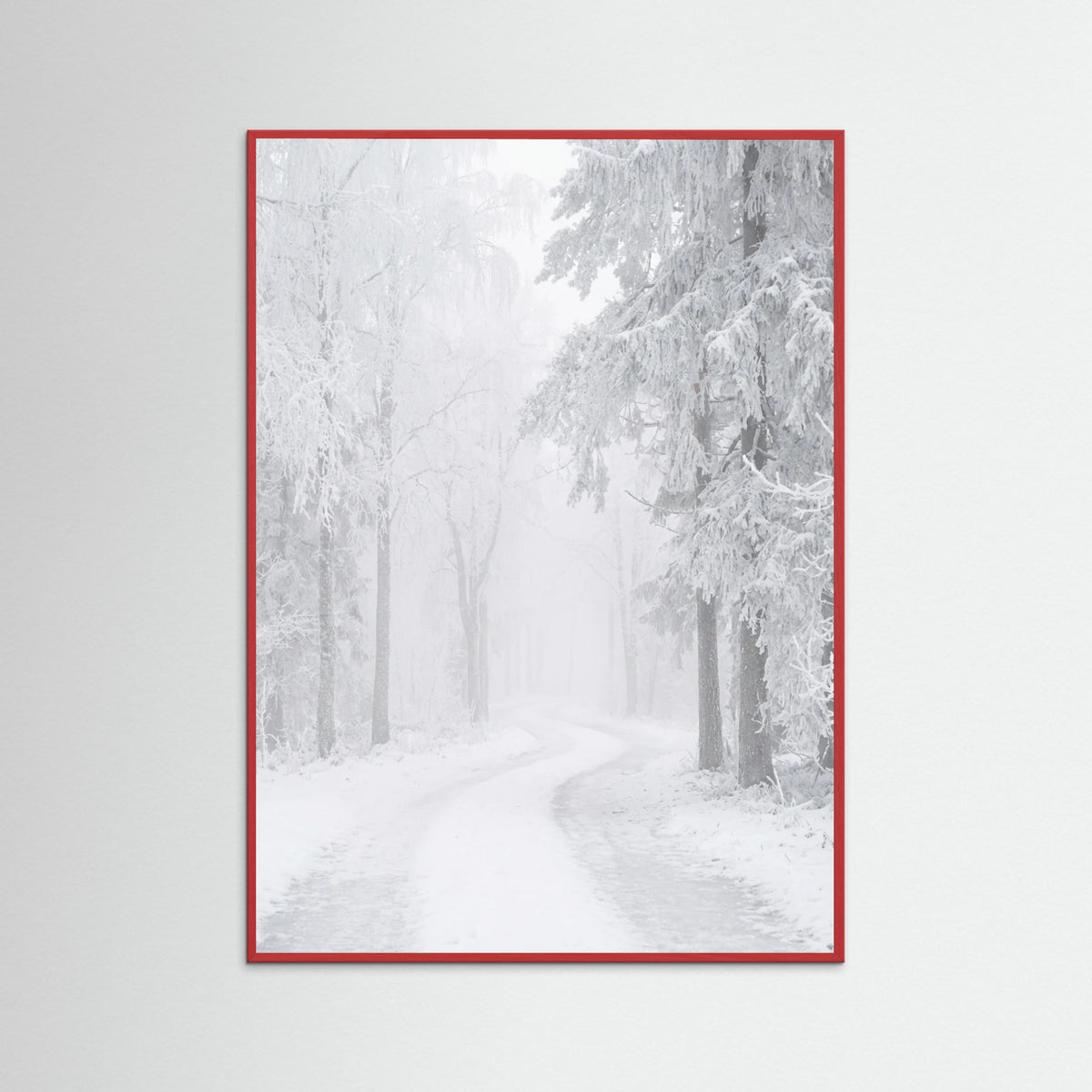 Red Wood Frozen Calm