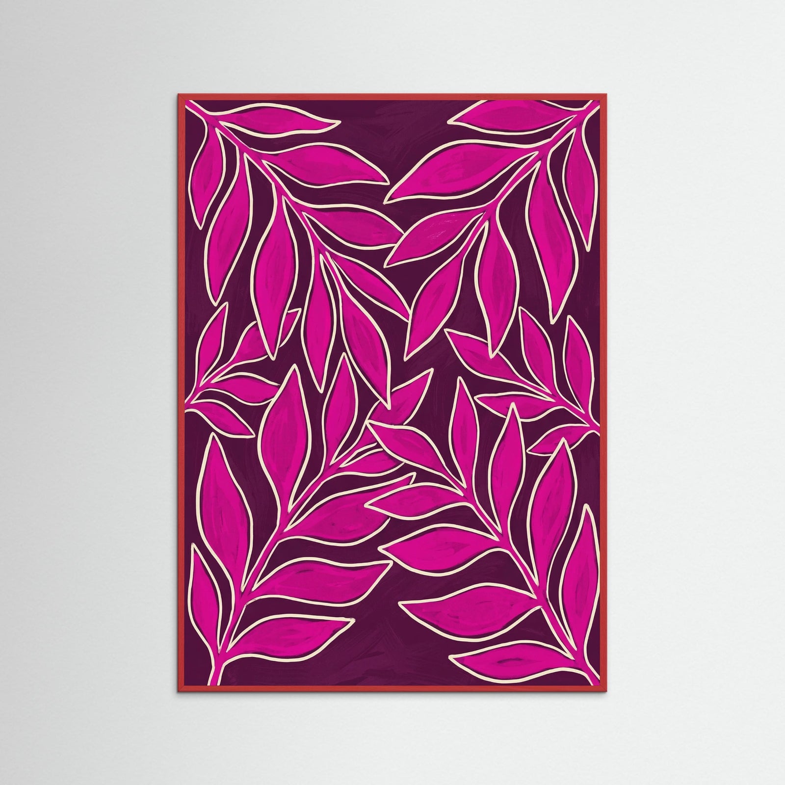 Red Wood Fuchsia Blooms