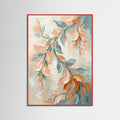 Red Wood Garden Brushstrokes