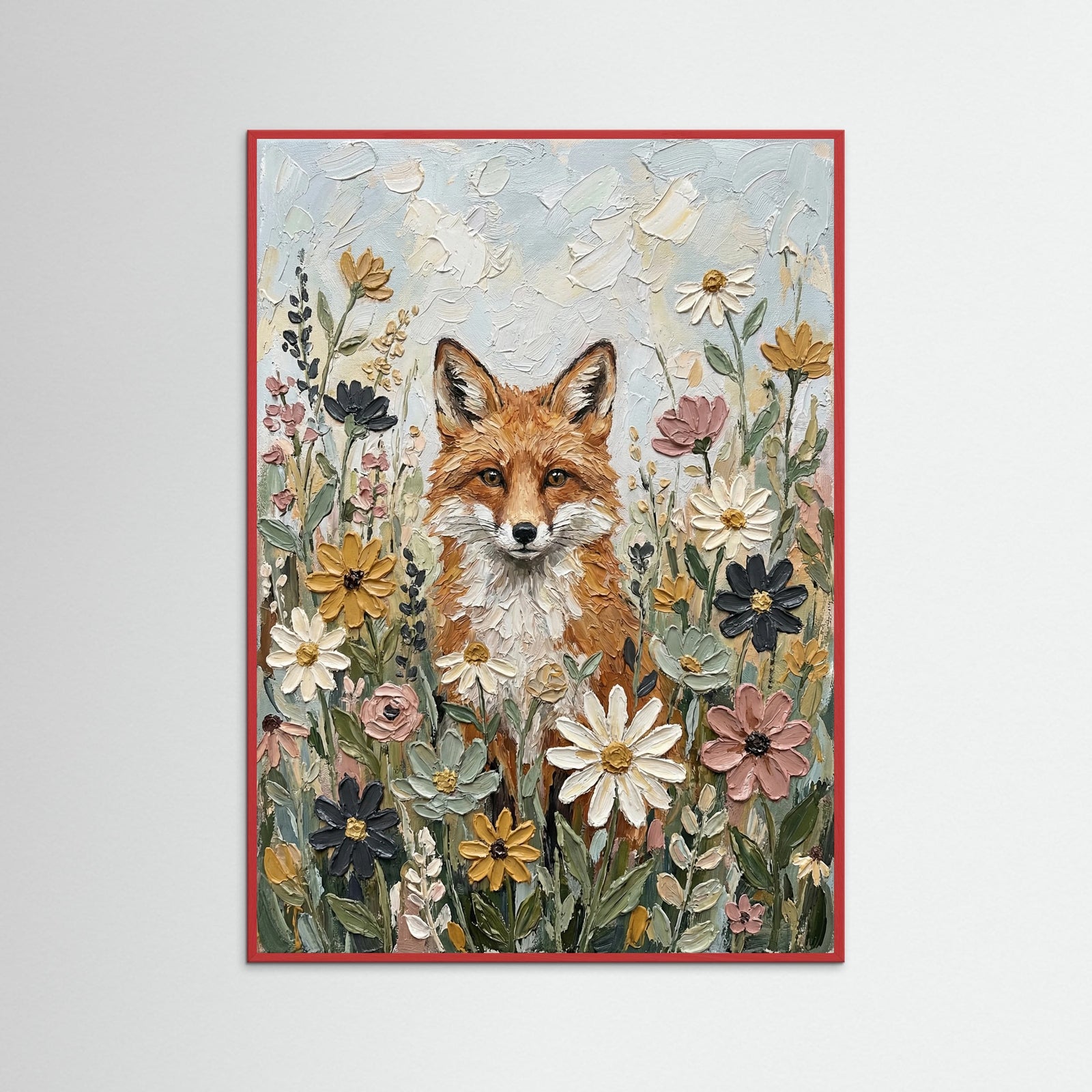 Red Wood Garden Still Life