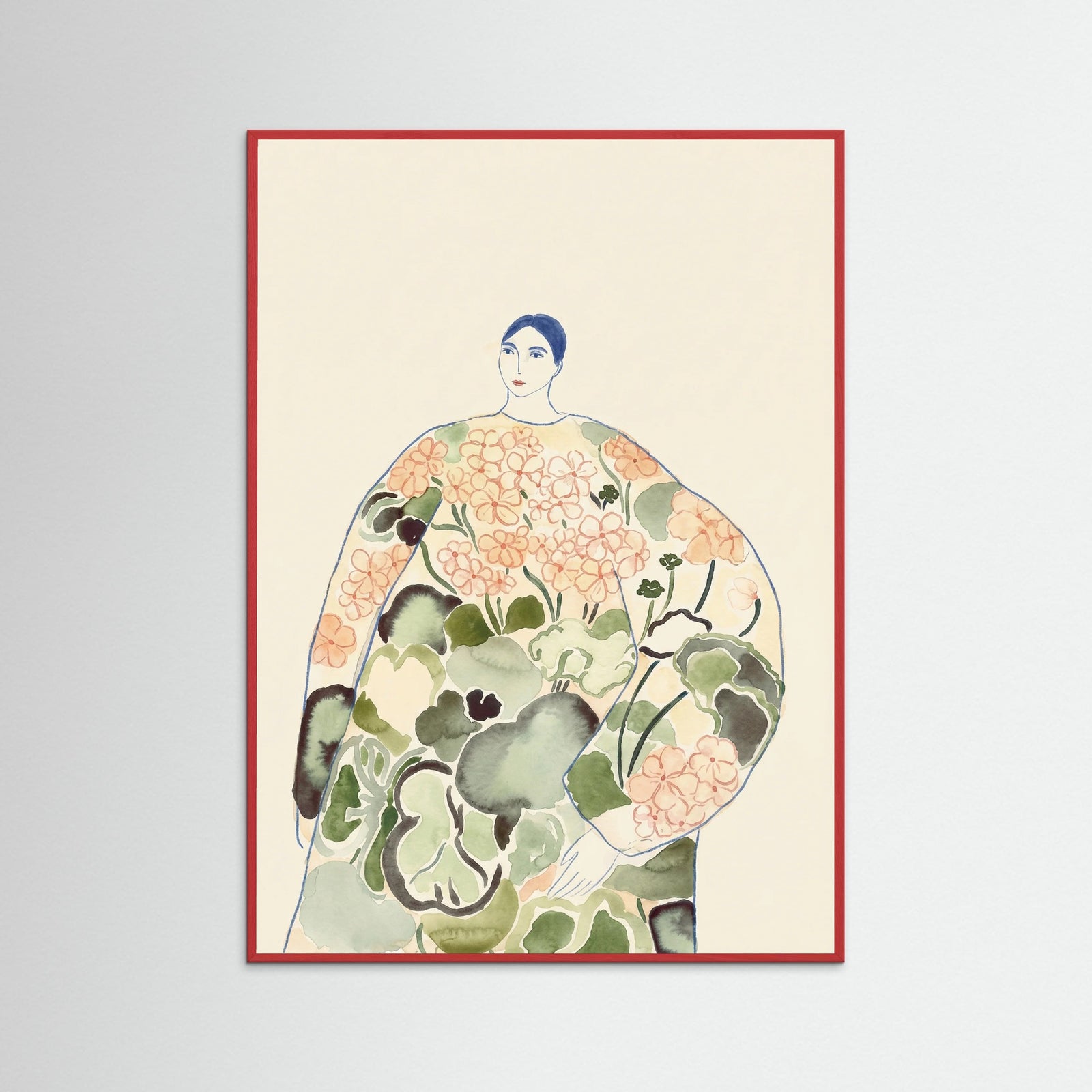 Red Wood Gentle Bloom