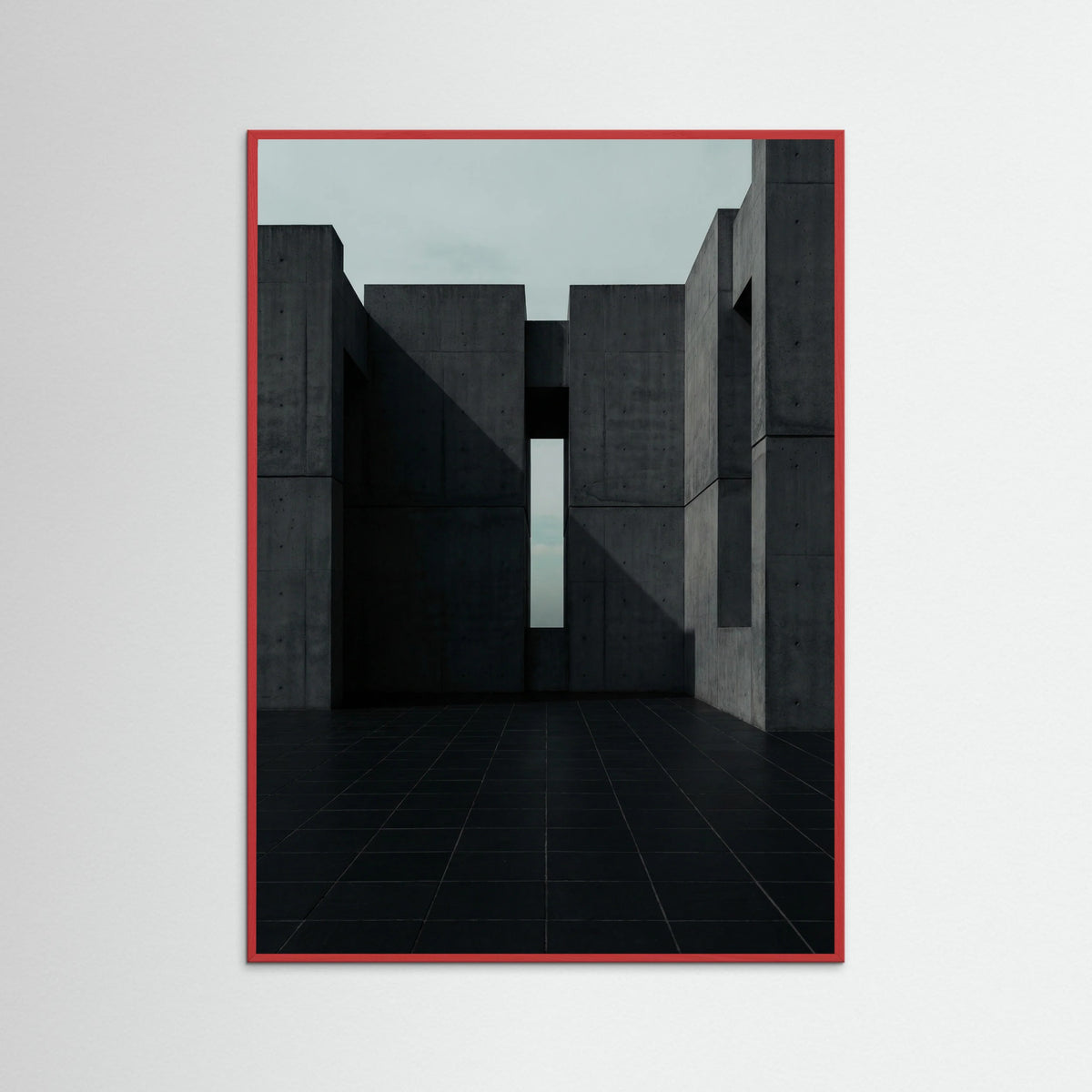 Red Wood Geometric Gaze