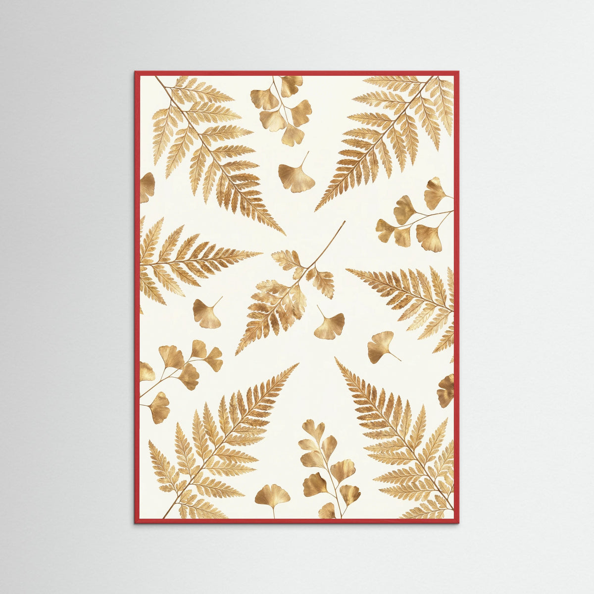 Red Wood Gilded Eucalyptus