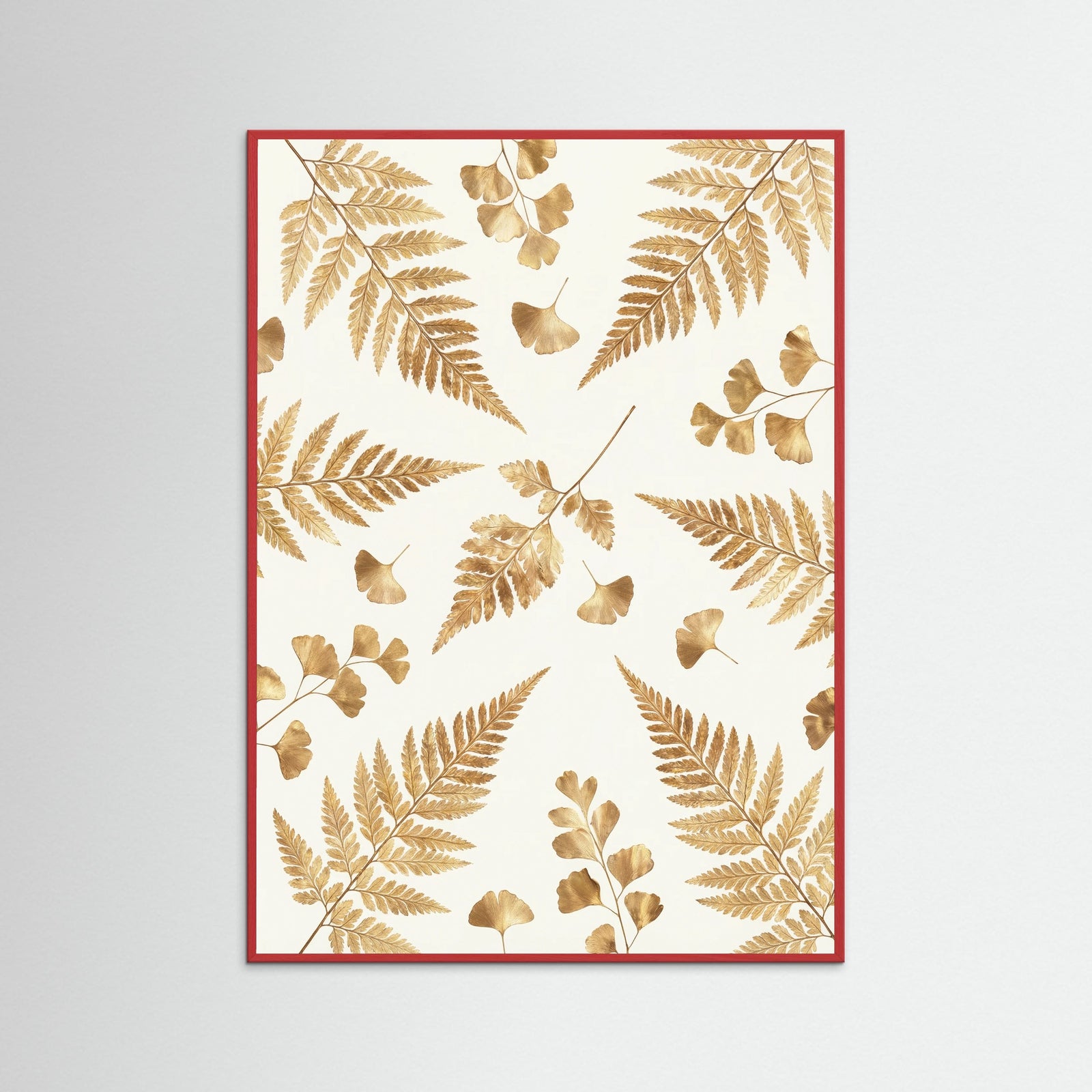 Red Wood Gilded Eucalyptus