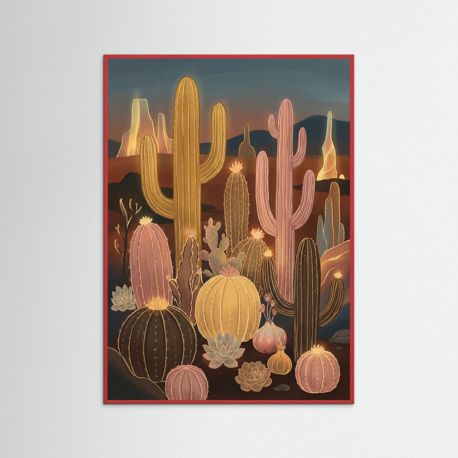 Red Wood Gilded Mycelium