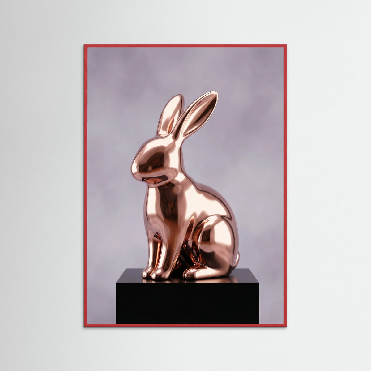Red Wood Gilded Playmate