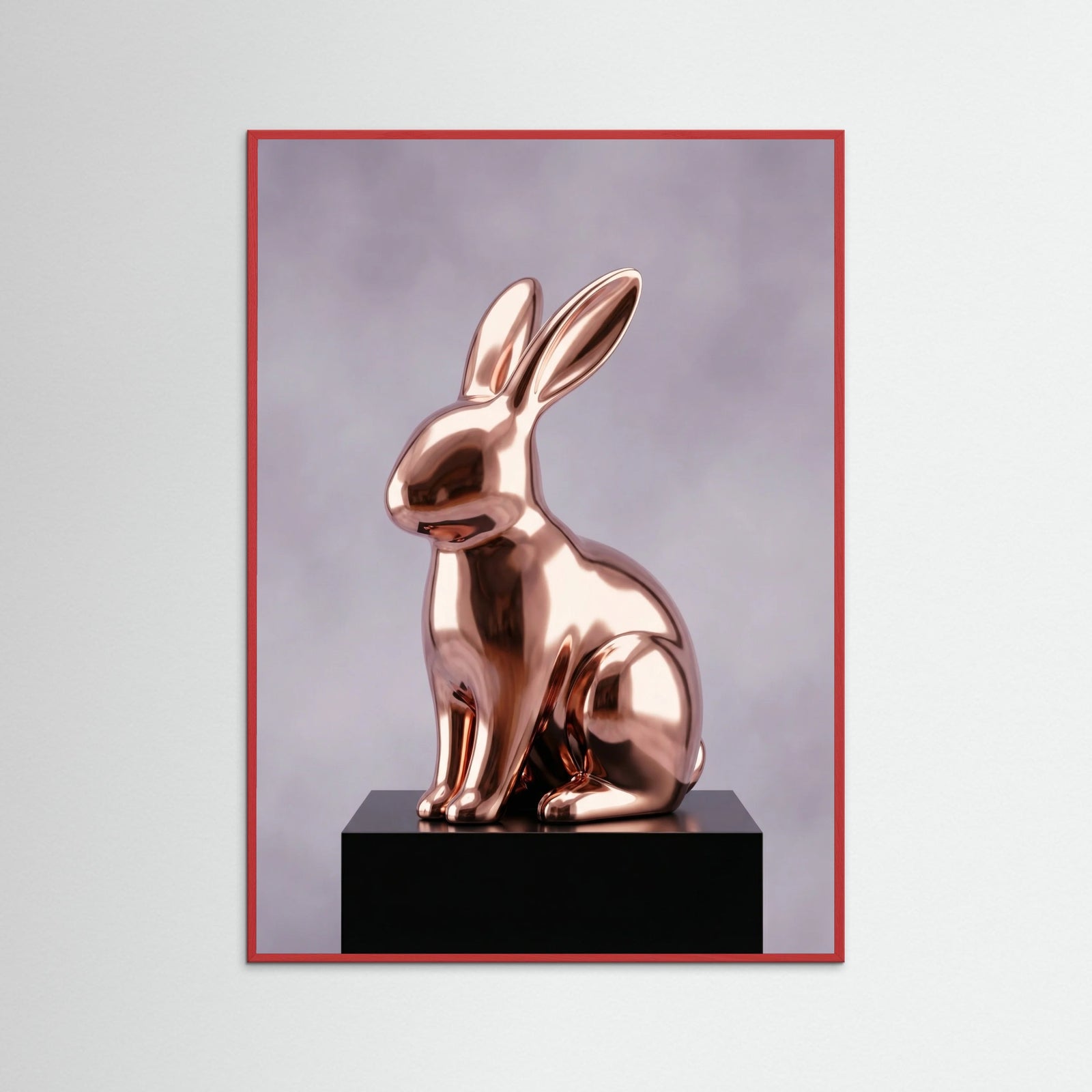 Red Wood Gilded Playmate
