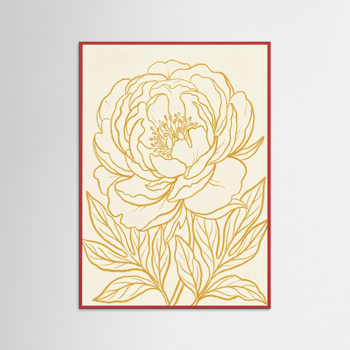 Red Wood Golden Bloom