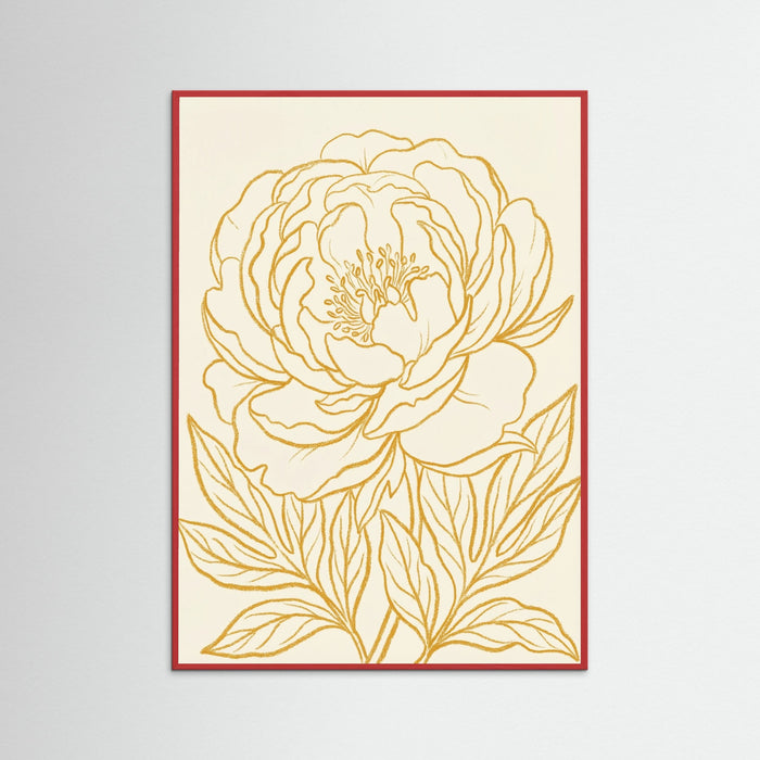 Red Wood Golden Bloom
