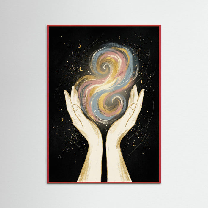 Red Wood Golden Contemplation