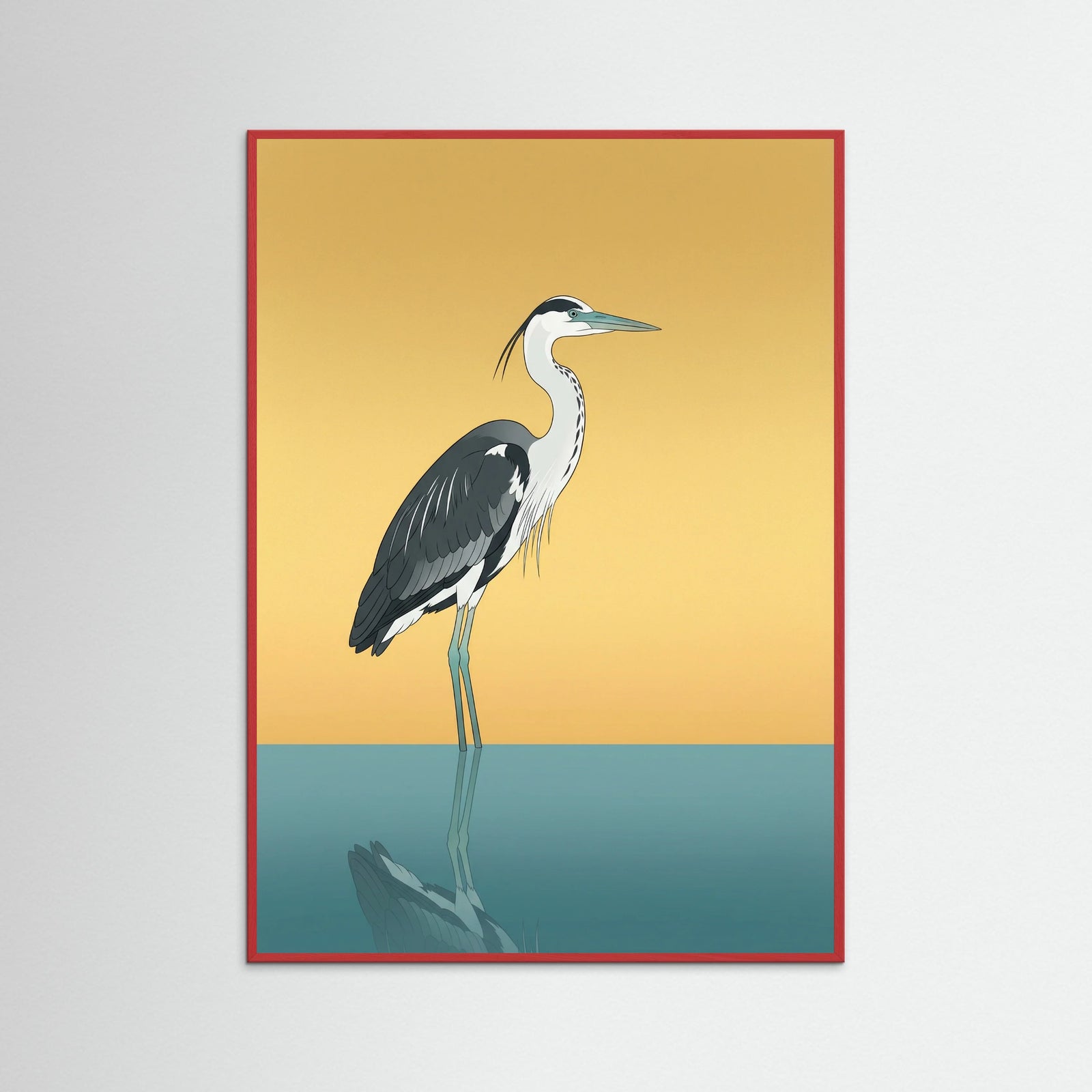 Red Wood Golden Crane Procession