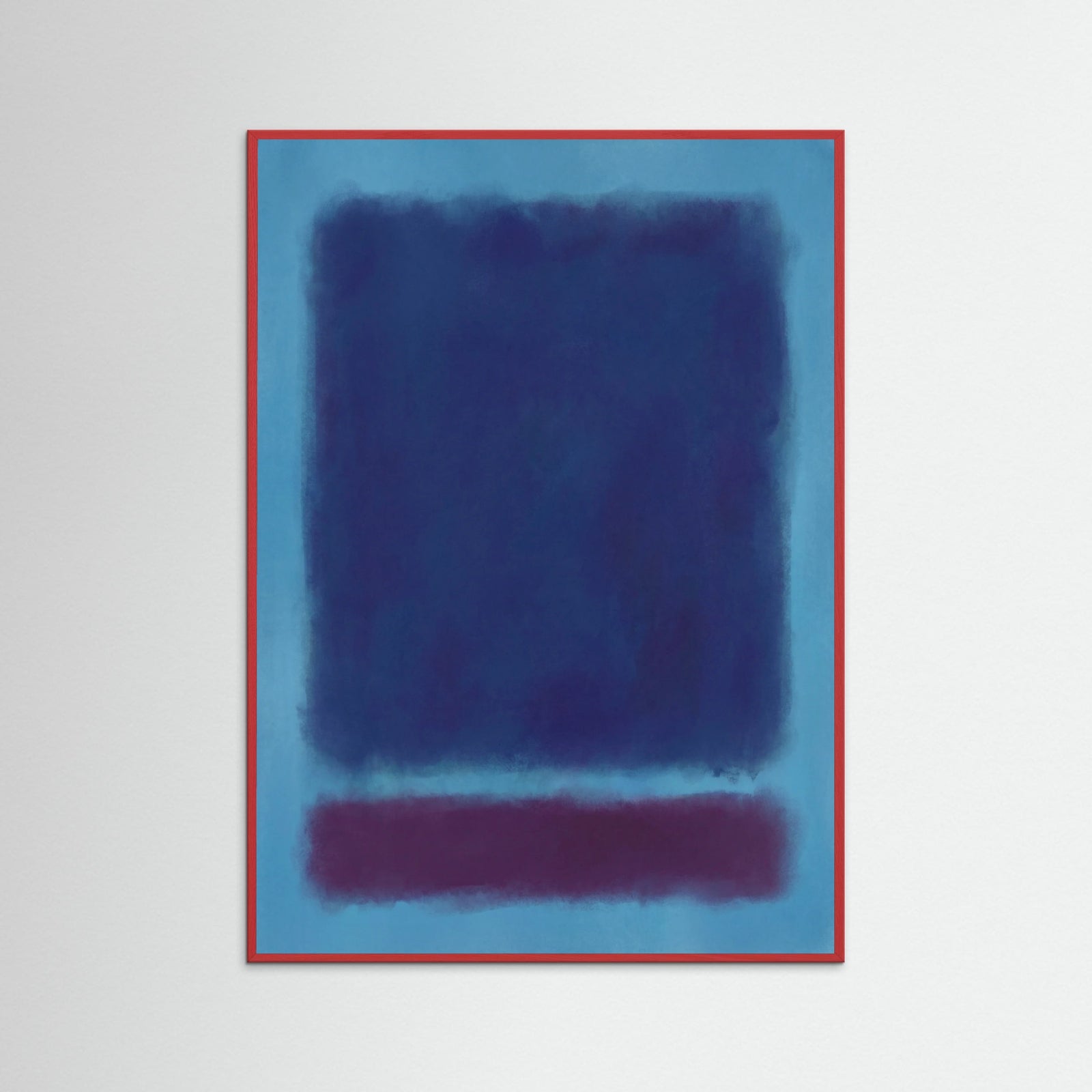 Red Wood Golden Crimson Fields