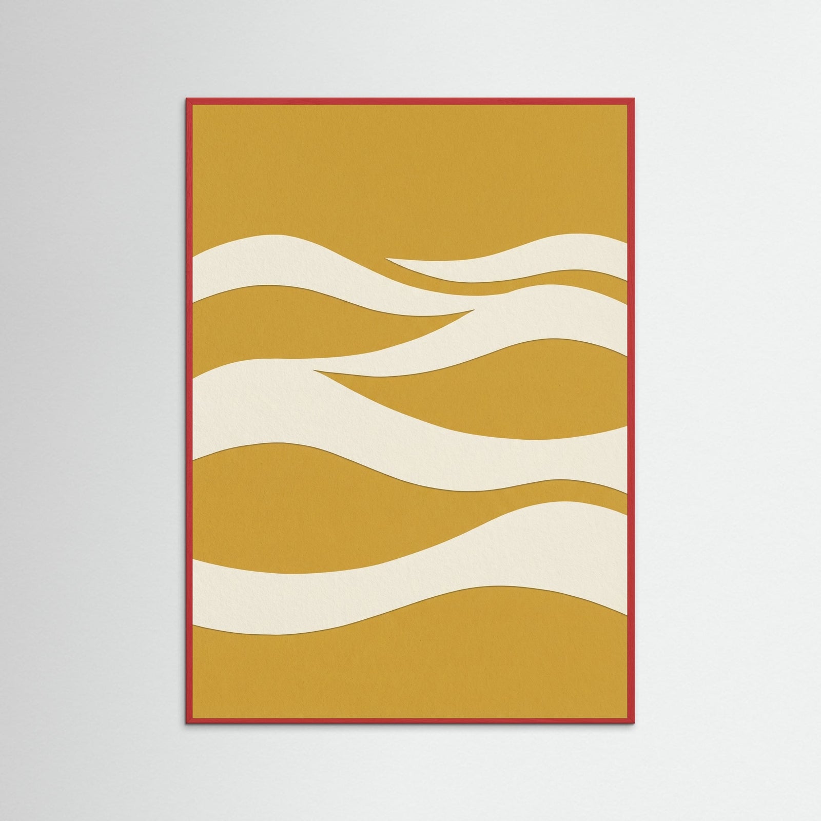 Red Wood Golden Fronds