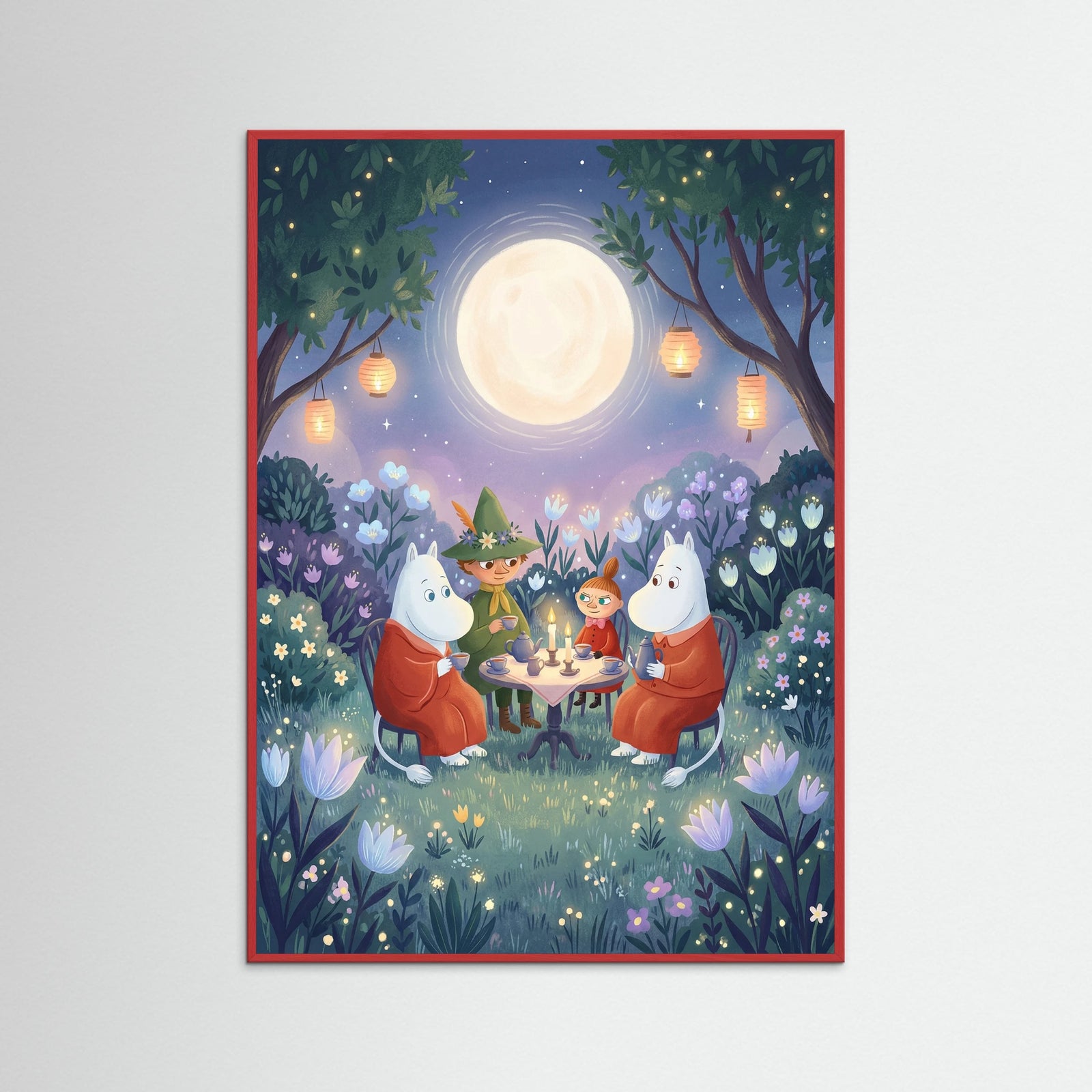 Red Wood Golden Horizon Serenity