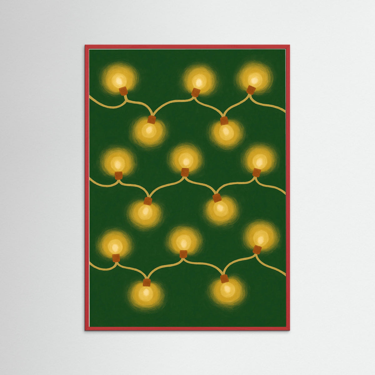 Red Wood Golden lights