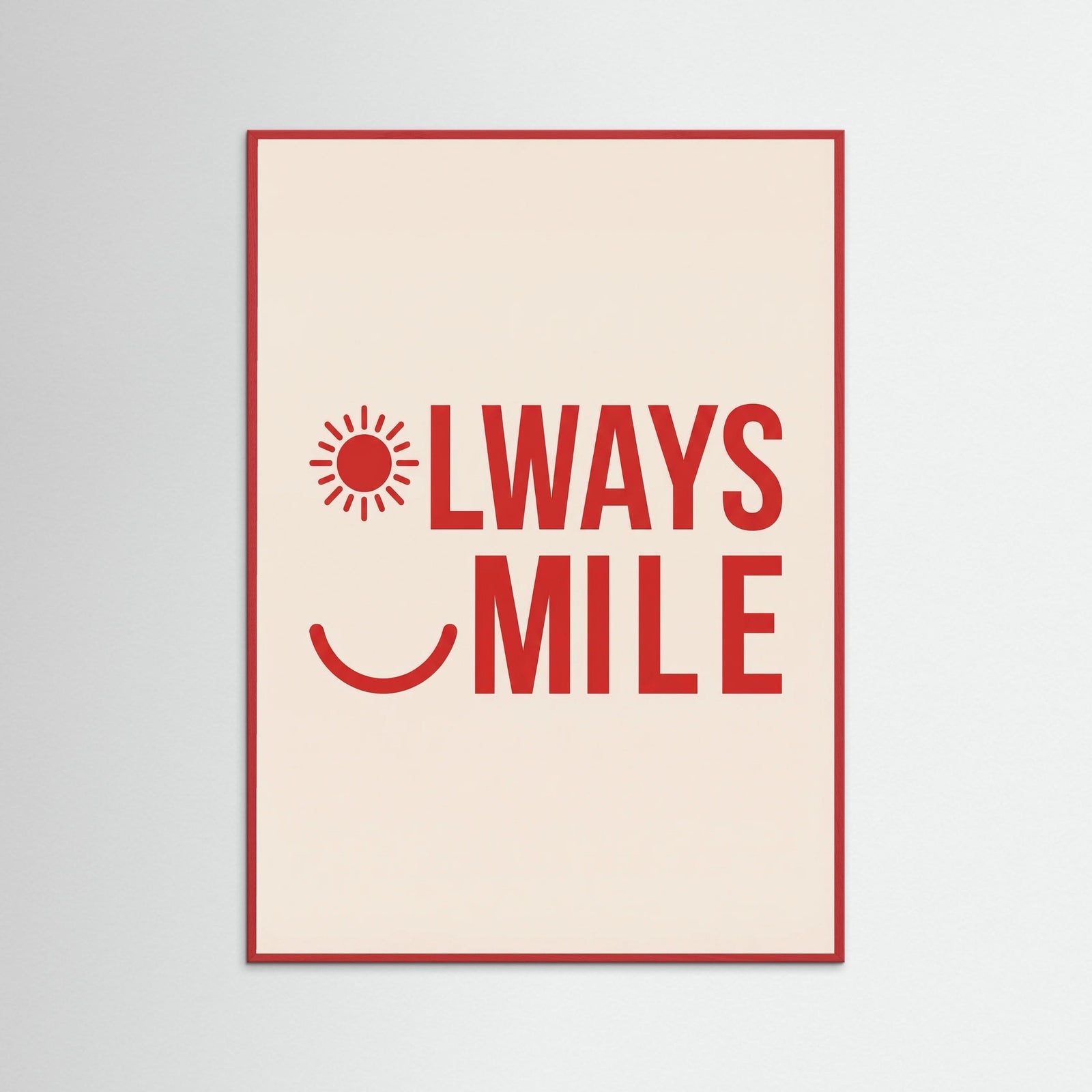 Red Wood Good Mood Hearts